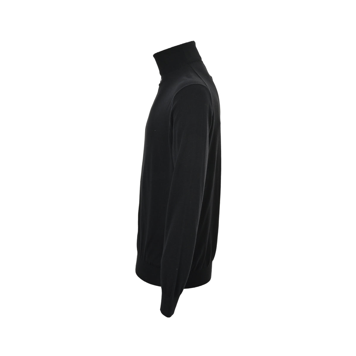 Prada collared jacquard turtleneck sweater