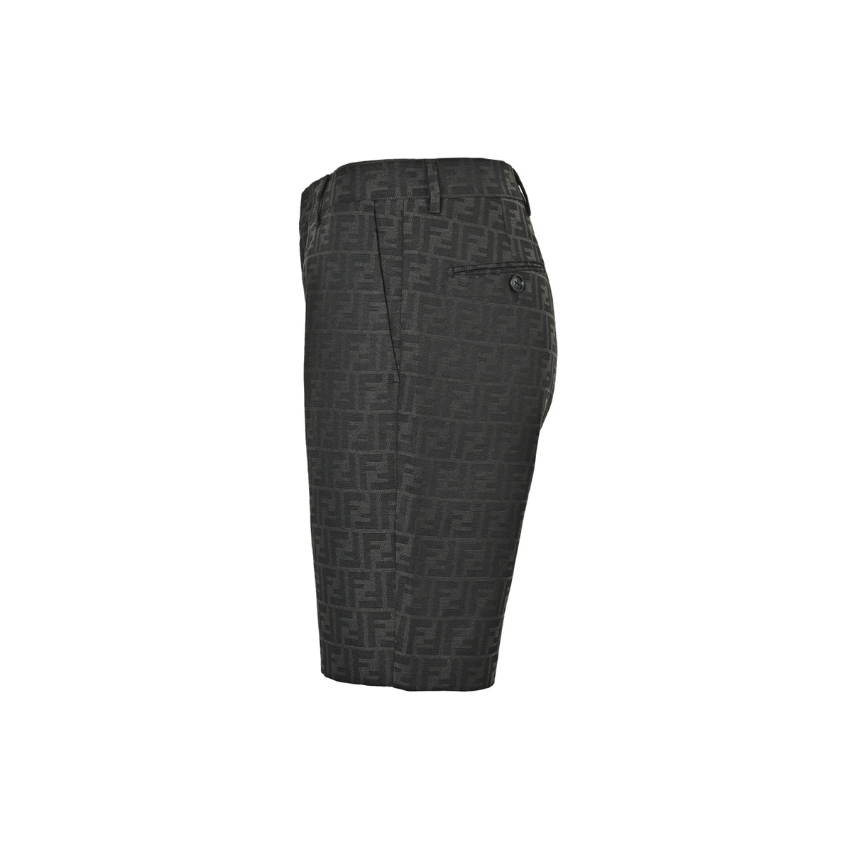 Fendi FF old flower all over printed jacquard shorts