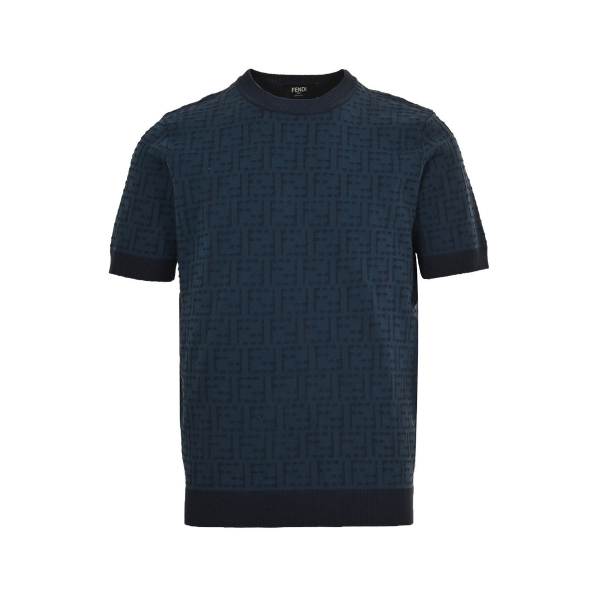 Fendi 25ss full FF jacquard knitted short sleeves