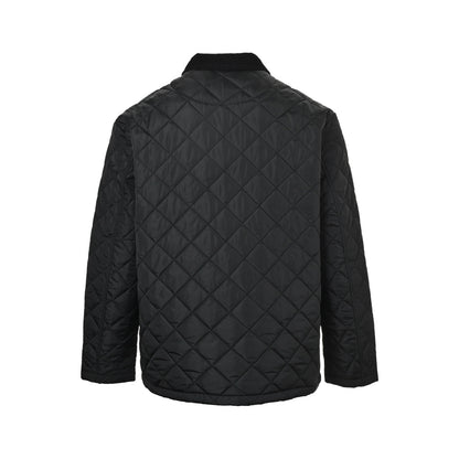 PRADA PRD corduroy collar triangle lapel padded jacket