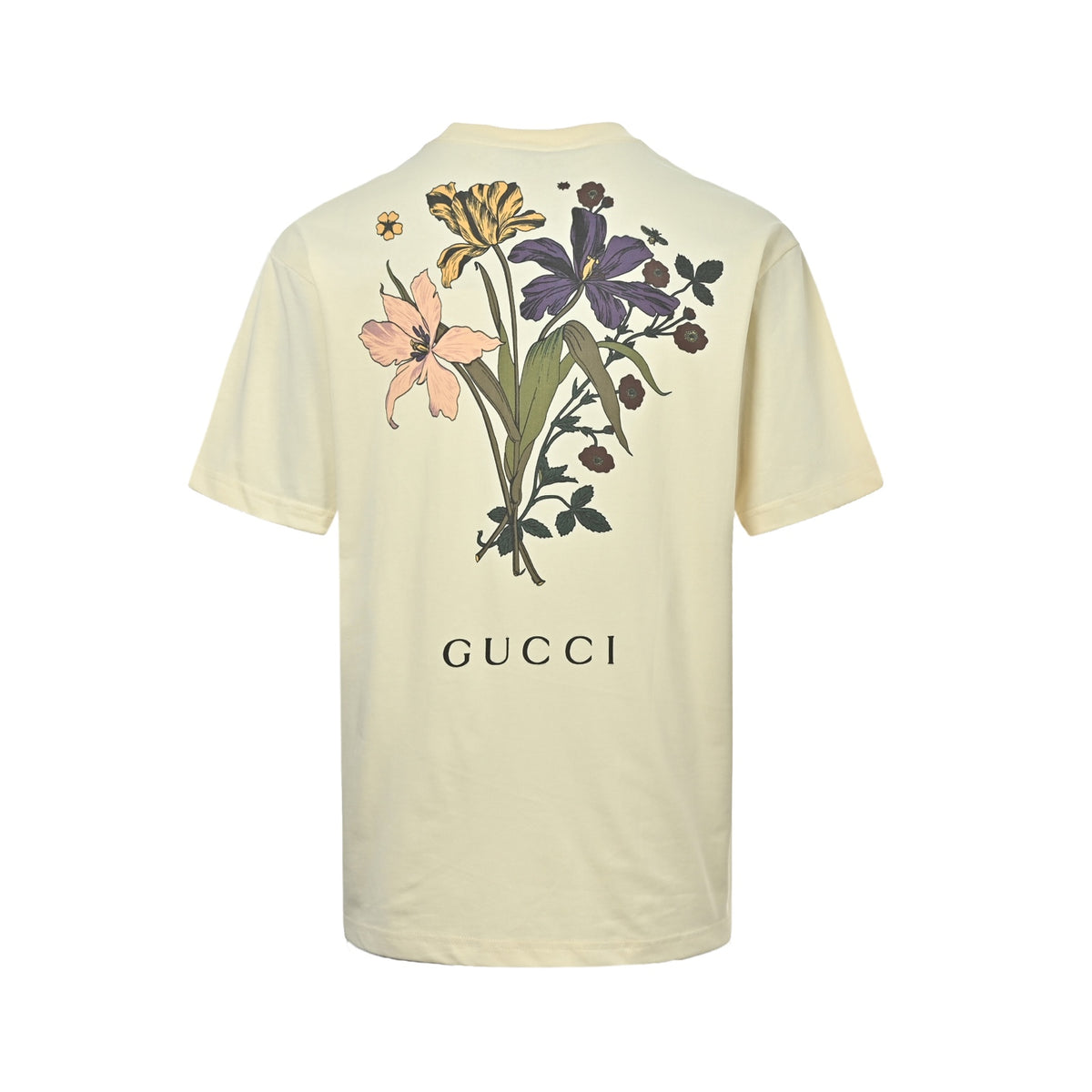 Gucci floral letter print short sleeves