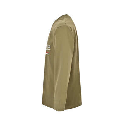 Balenciaga/Balanciaga 24Fw blurred cola printed long-sleeved T-shirt