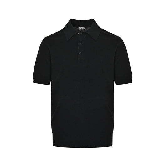 Burberry four-color plaid wool Polo short sleeves