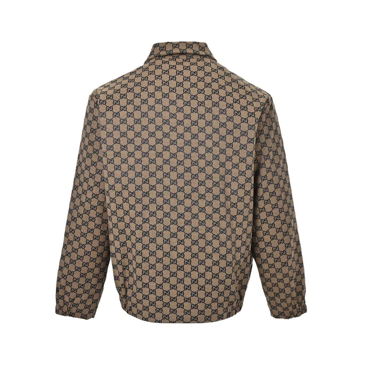 Gucci GG old flower all over printed jacquard zipper jacket