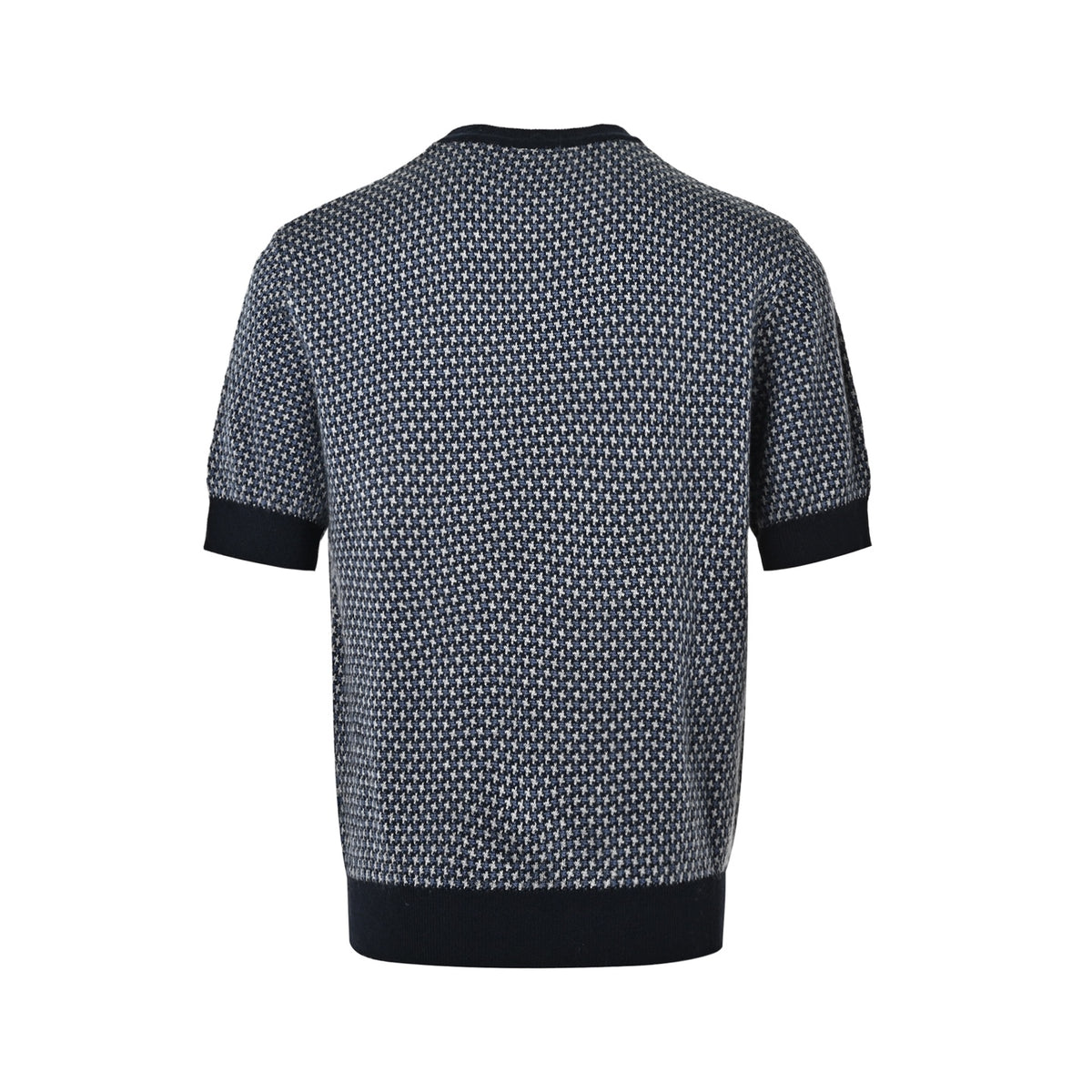 Dior 26ss jacquard embroidered knitted short sleeves