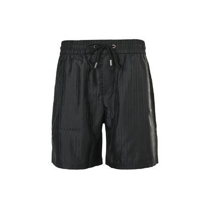 Prada dark pattern jacquard triangle beach shorts