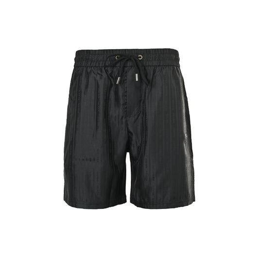 Prada dark pattern jacquard triangle beach shorts