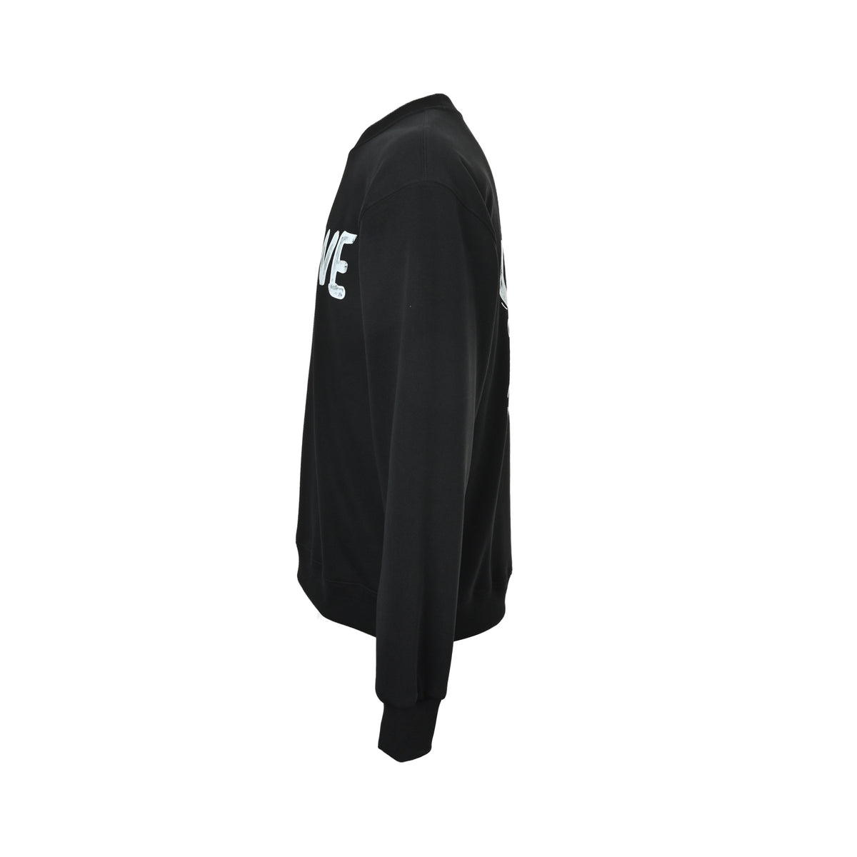 Loewe/Luo Yiwei chalk letter logo logo round neck sweatshirt
