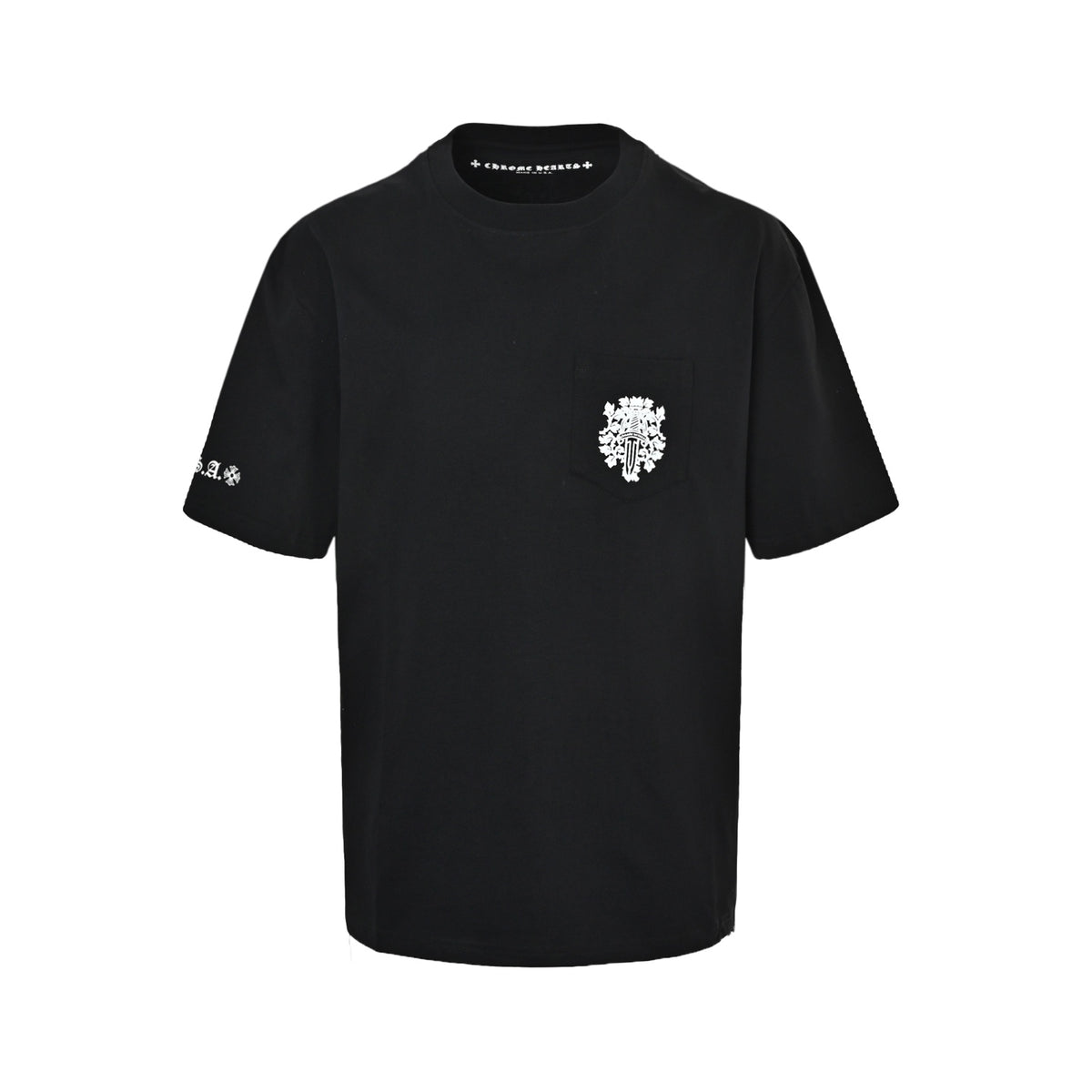 Chrome Hearts/Chrome Heart Sword Print Short Sleeves