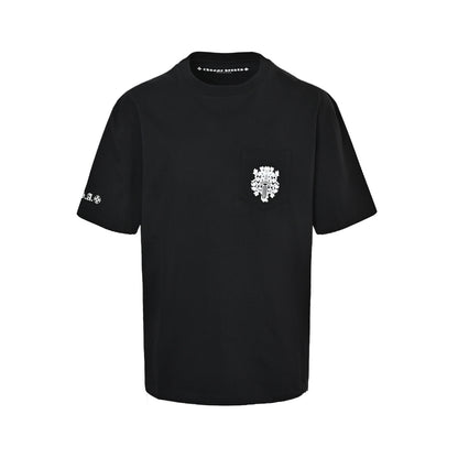 Chrome Hearts/Chrome Heart Sword Print Short Sleeves