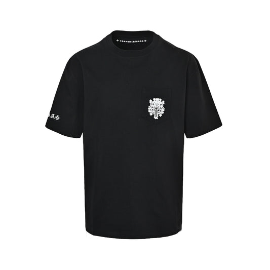 Chrome Hearts/Chrome Heart Sword Print Short Sleeves
