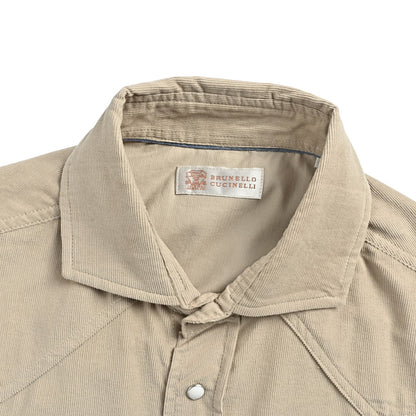 Brunello Cucinelli/BC old money style super fine corduroy shirt