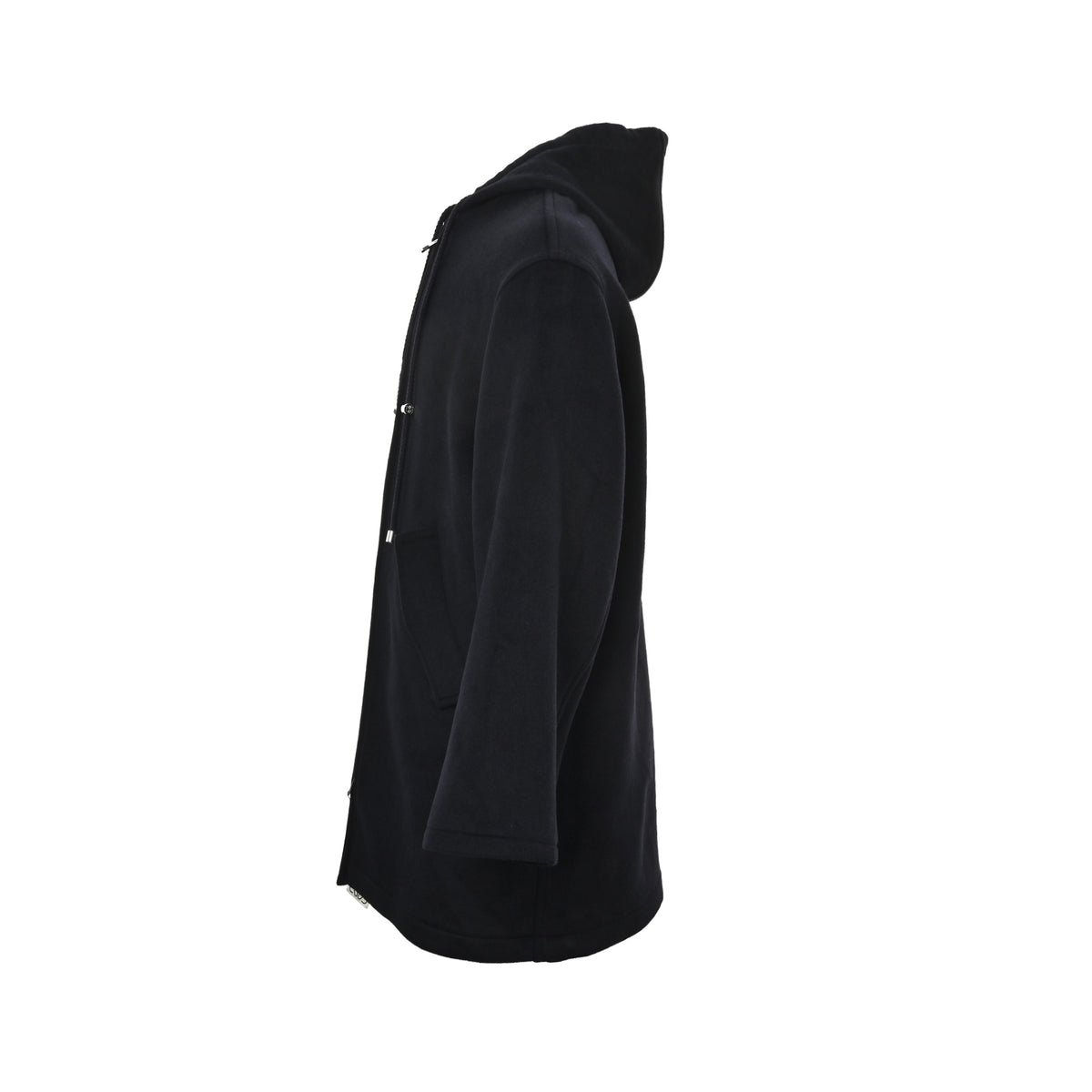 Loewe/Luo Yiwei long hooded coat with leather label