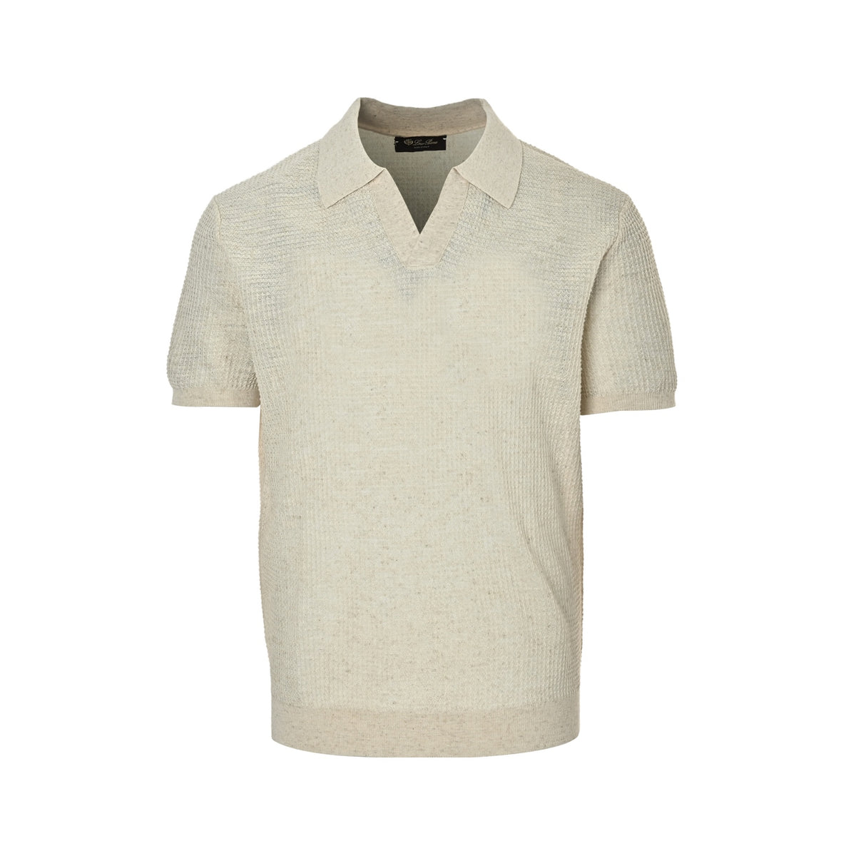 Loro Piana/LP Floral Seagull Neck Polo Short Sleeve