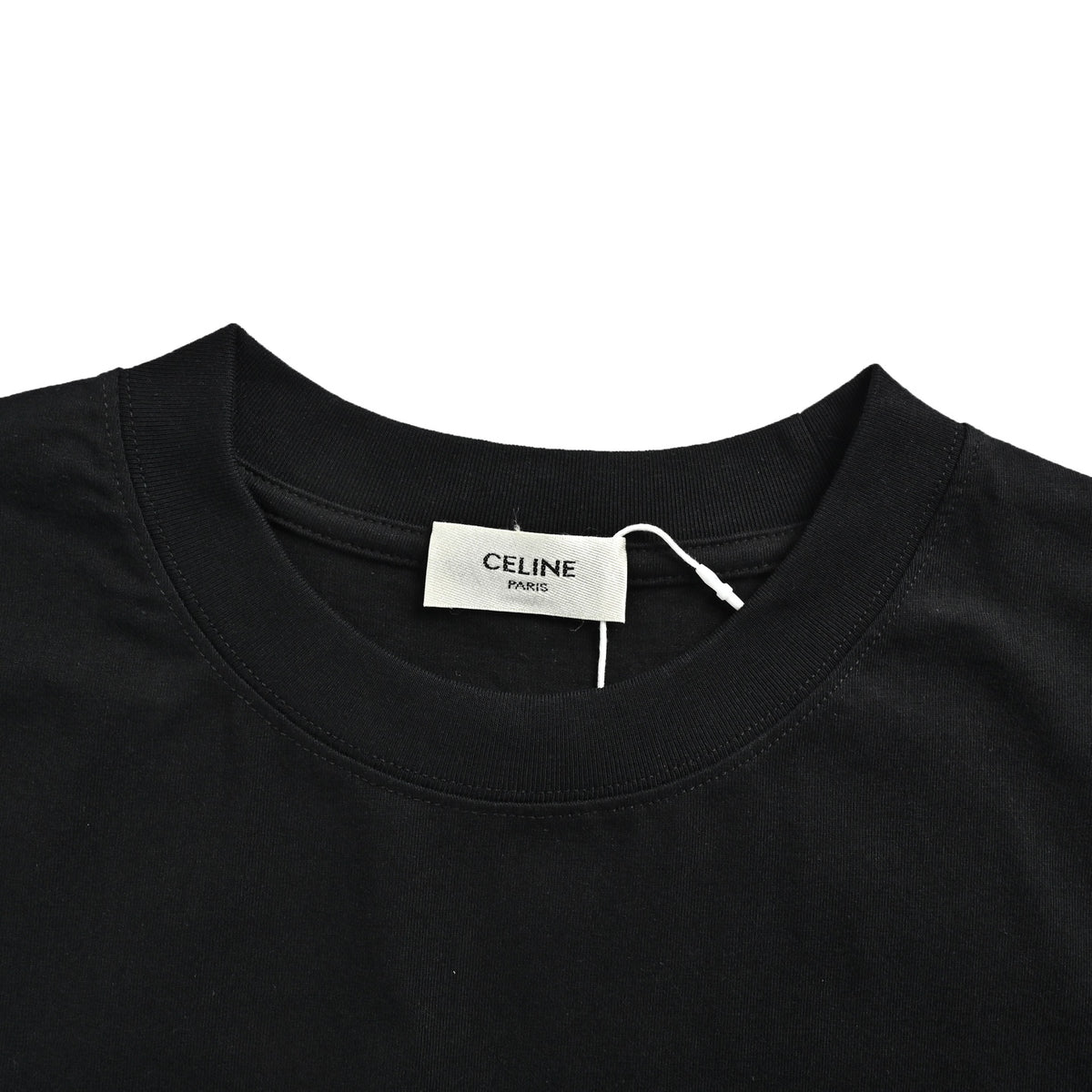 Celine classic Arc de Triomphe embroidered small label short sleeves