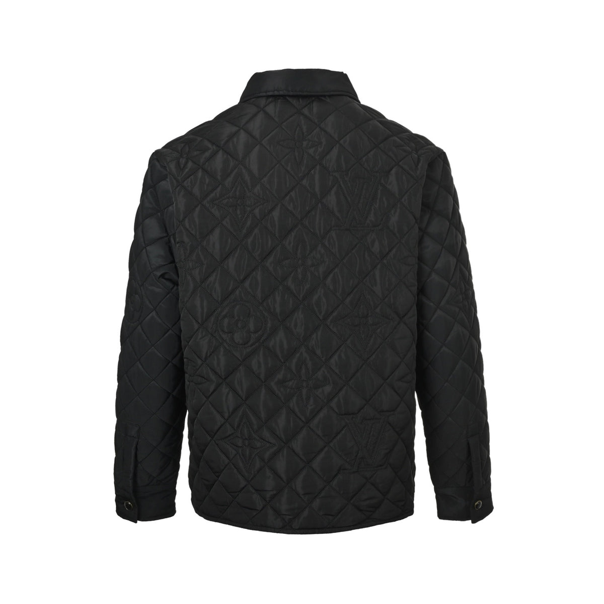 Louis Vuitton three-flower all-over embroidered cotton jacket