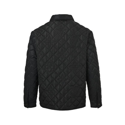 Louis Vuitton three-flower all-over embroidered cotton jacket