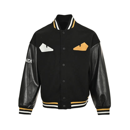 Fendi 24Fw little monster eyes baseball jacket