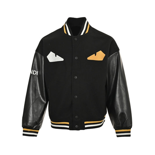 Fendi 24Fw little monster eyes baseball jacket