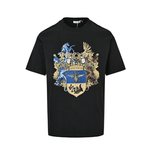 Dior 26ss Bee Crown Heavy Industry Embroidered Short Sleeve