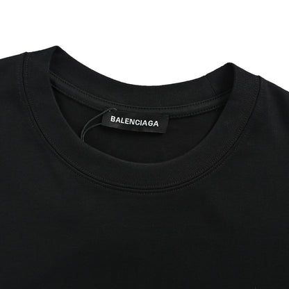 Balenciaga 3M embroidered wheat crown printed short sleeves