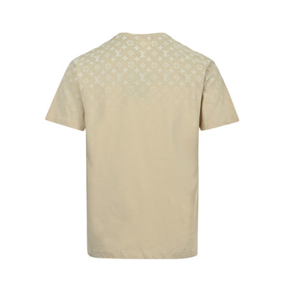Louis Vuitton 25ss classic old flower gradient printed short sleeves