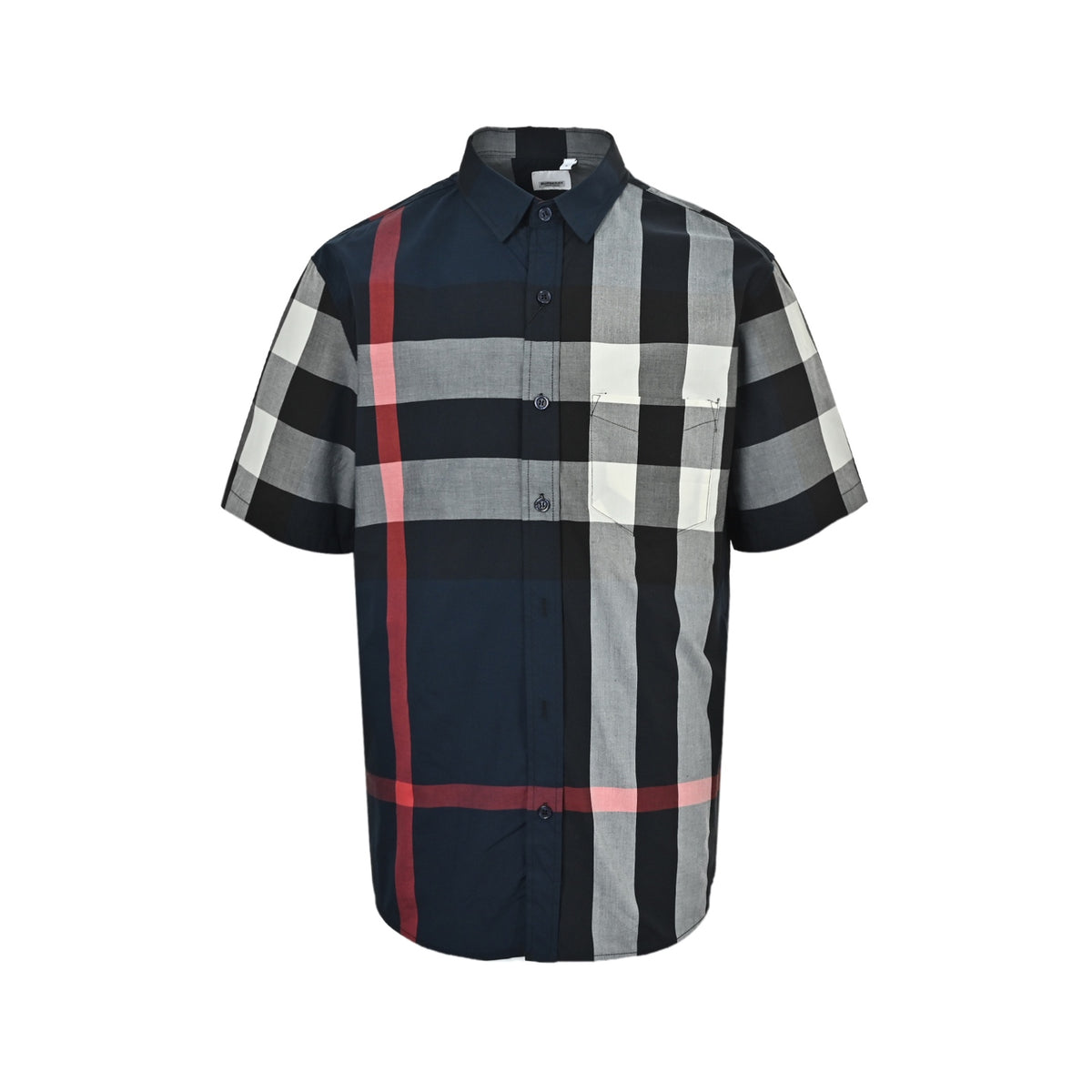 Burberry plaid classic element short-sleeved shirt