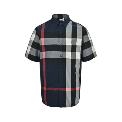 Burberry plaid classic element short-sleeved shirt