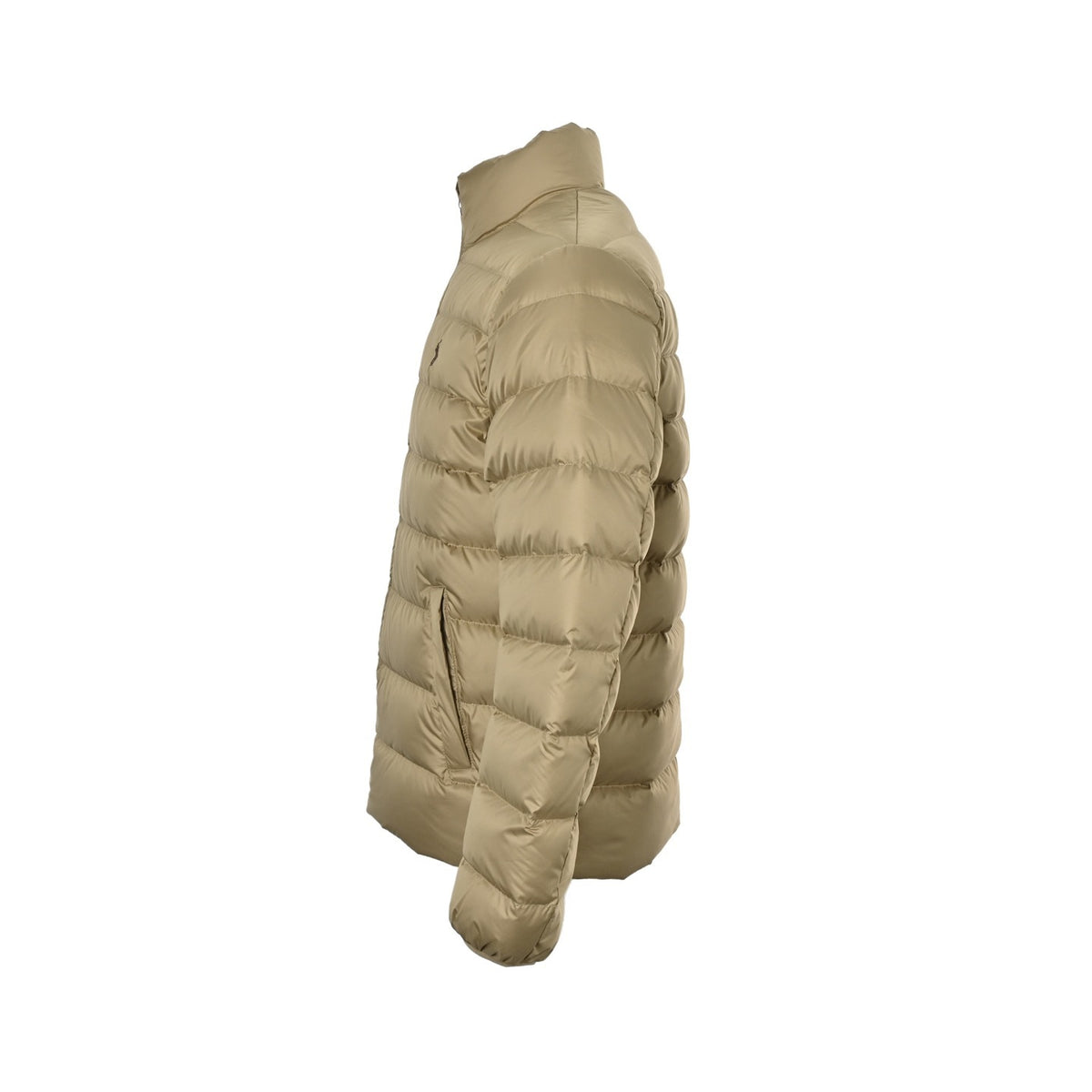 Ralph Lauren embroidered logo rib down jacket