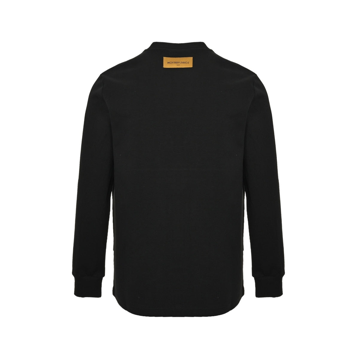 Louis Vuitton 25Fw large logo beaded embroidery long-sleeved T-shirt