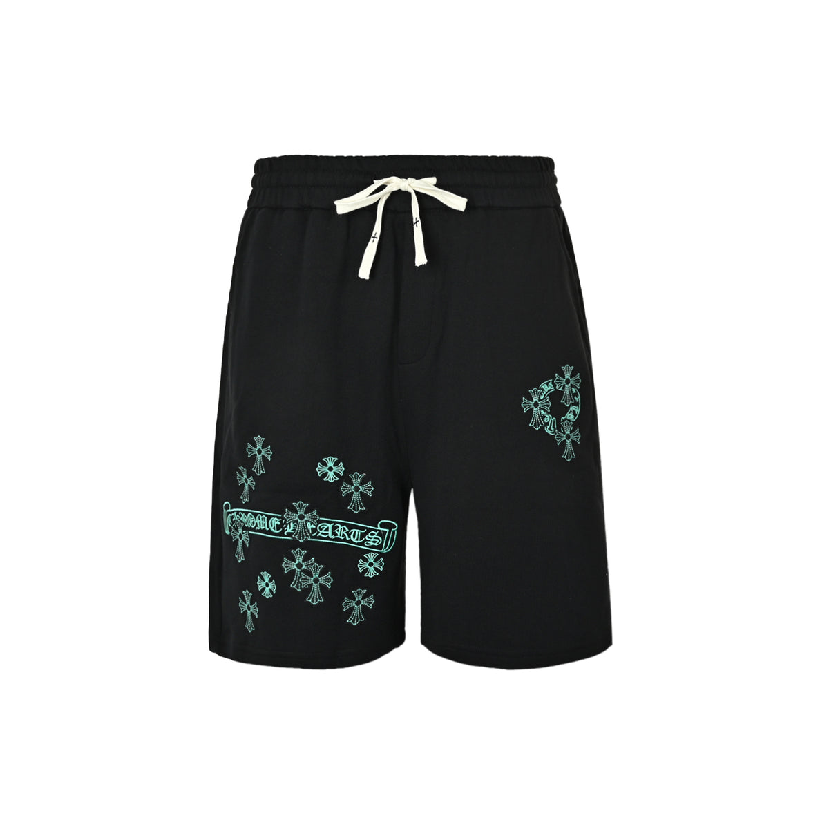 Chrome Hearts/Chrome Heart patch cross embroidered shorts