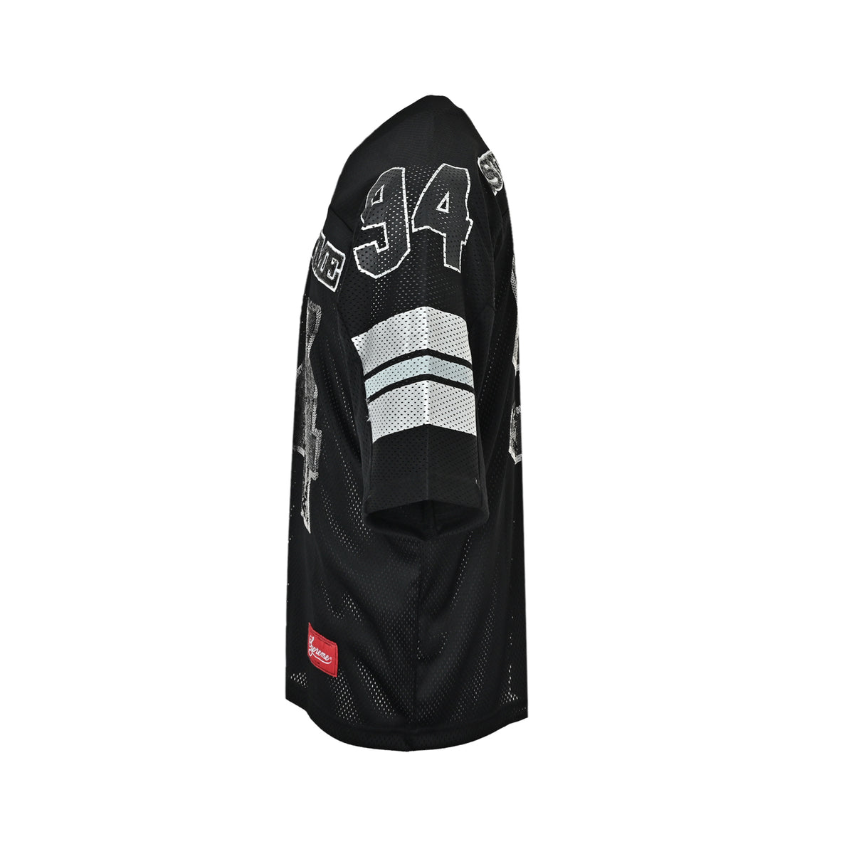Supreme 94 Sequined Mesh Baseball Jersey Short Sleeve