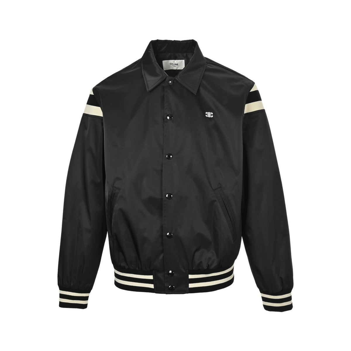 Celine Arc de Triomphe embroidered patchwork jacket