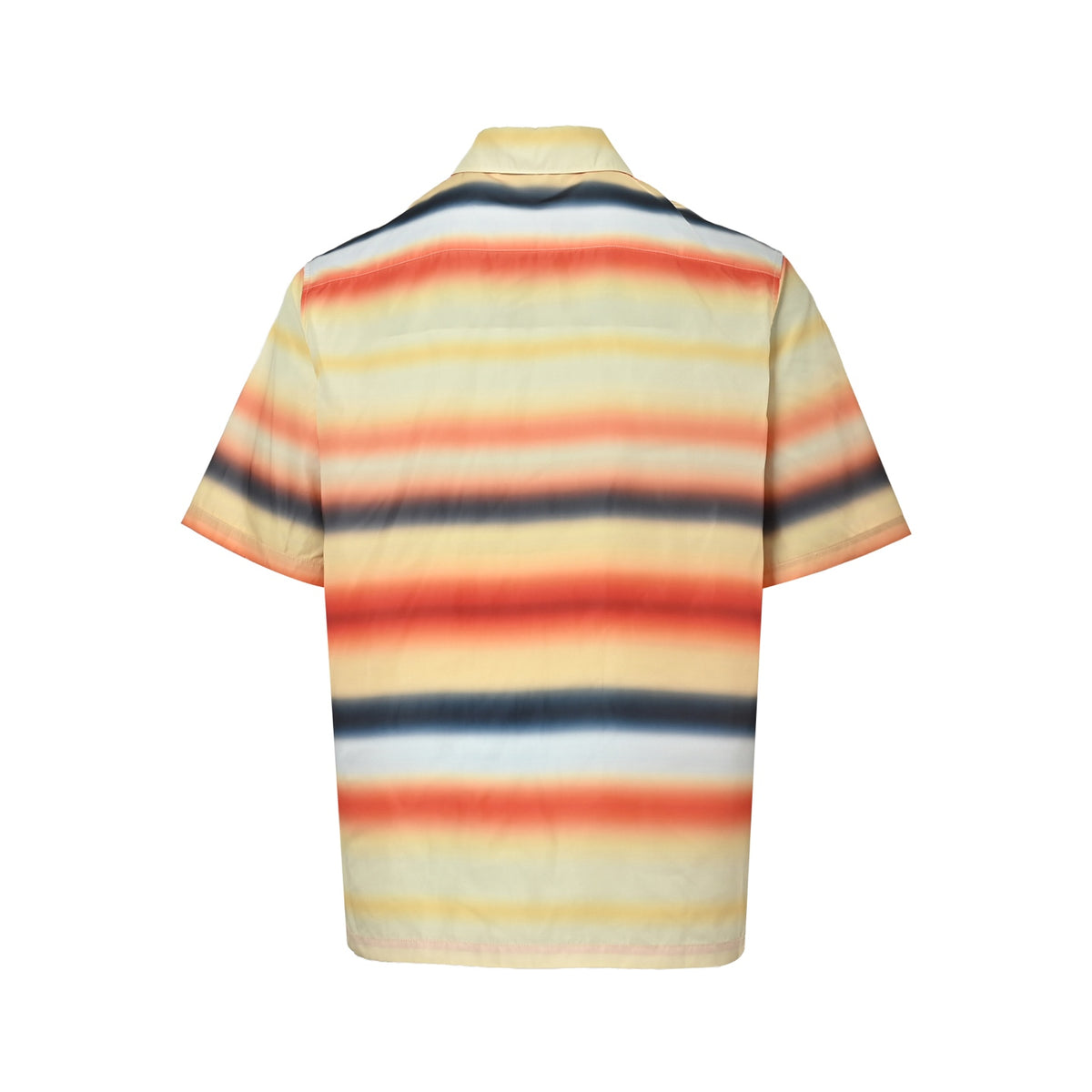 Loewe/Luo Yiwei gradient striped short-sleeved shirt