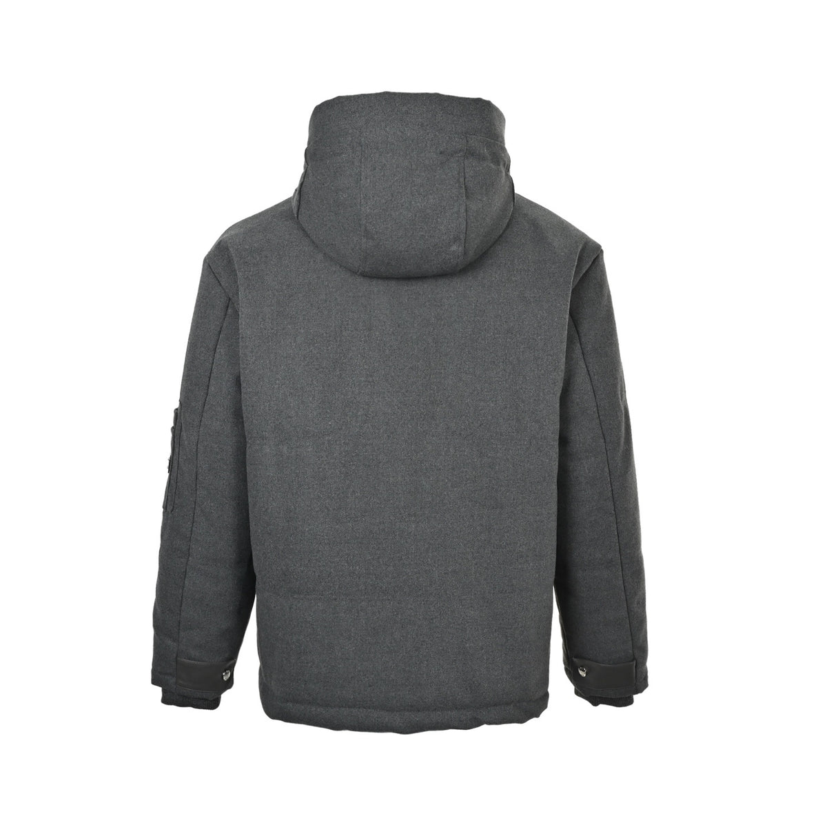 Prada multi-pocket logo letter hooded cotton jacket