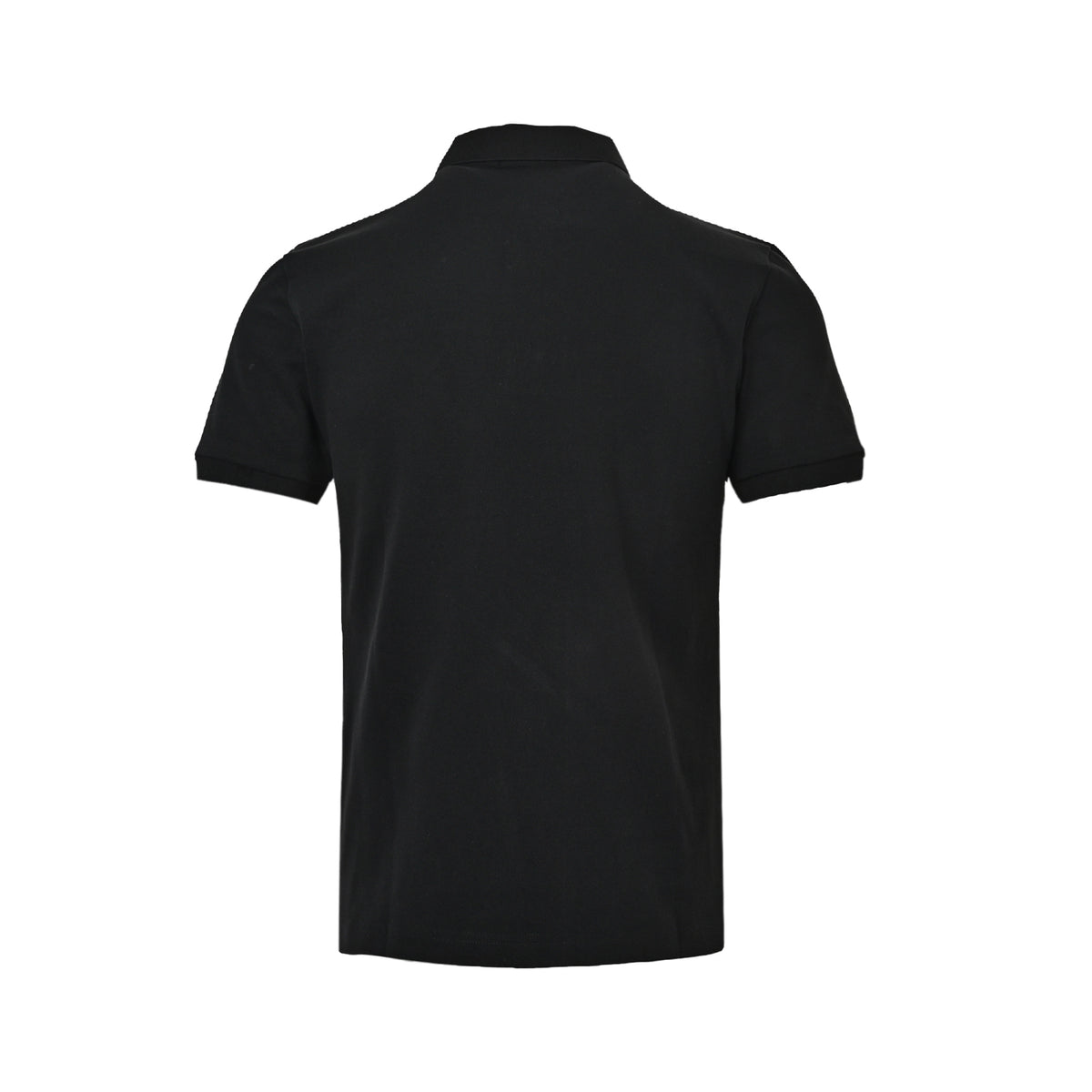 Prada red trim triangle logo Polo short sleeves
