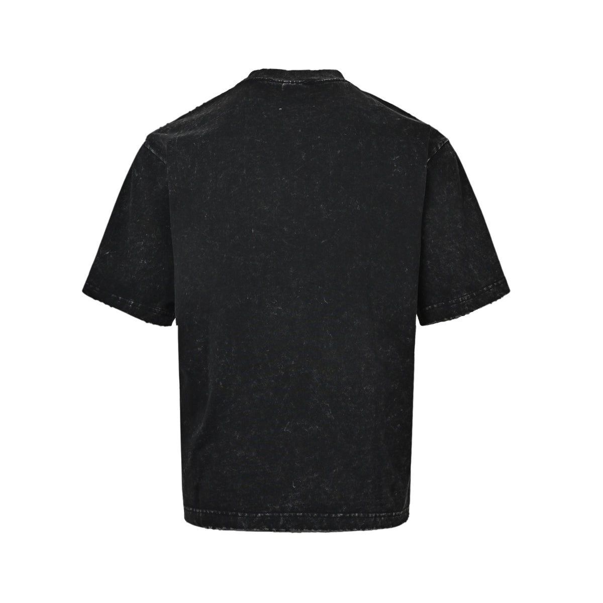 Balenciaga hot diamond milk tea cup distressed washed short sleeves