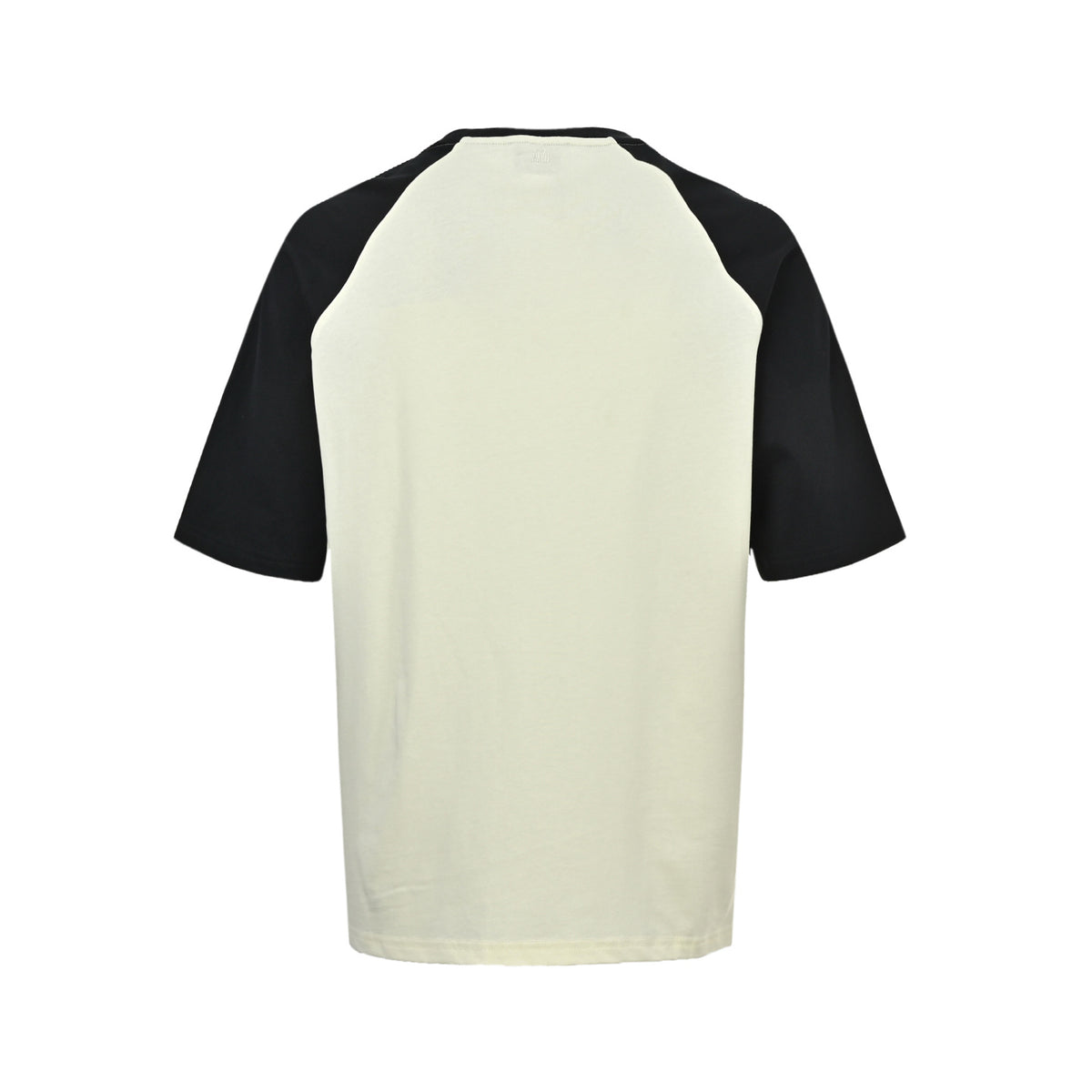 Ami Paris 26ss contrasting color patchwork short sleeves