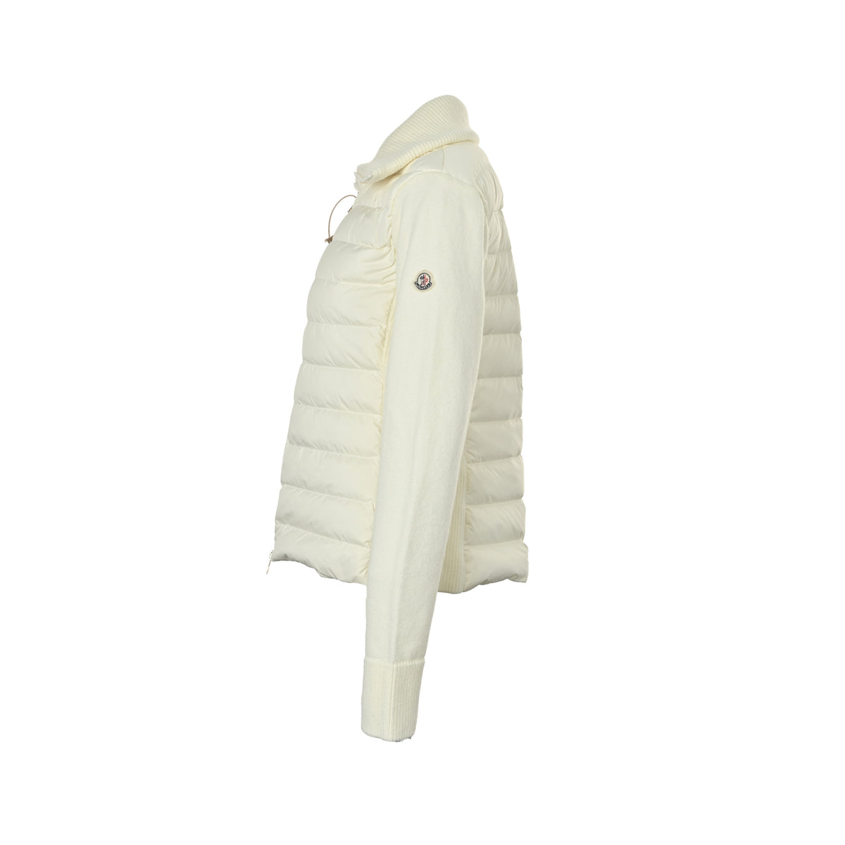 Moncler/Mongolia high collar knitted patchwork down jacket