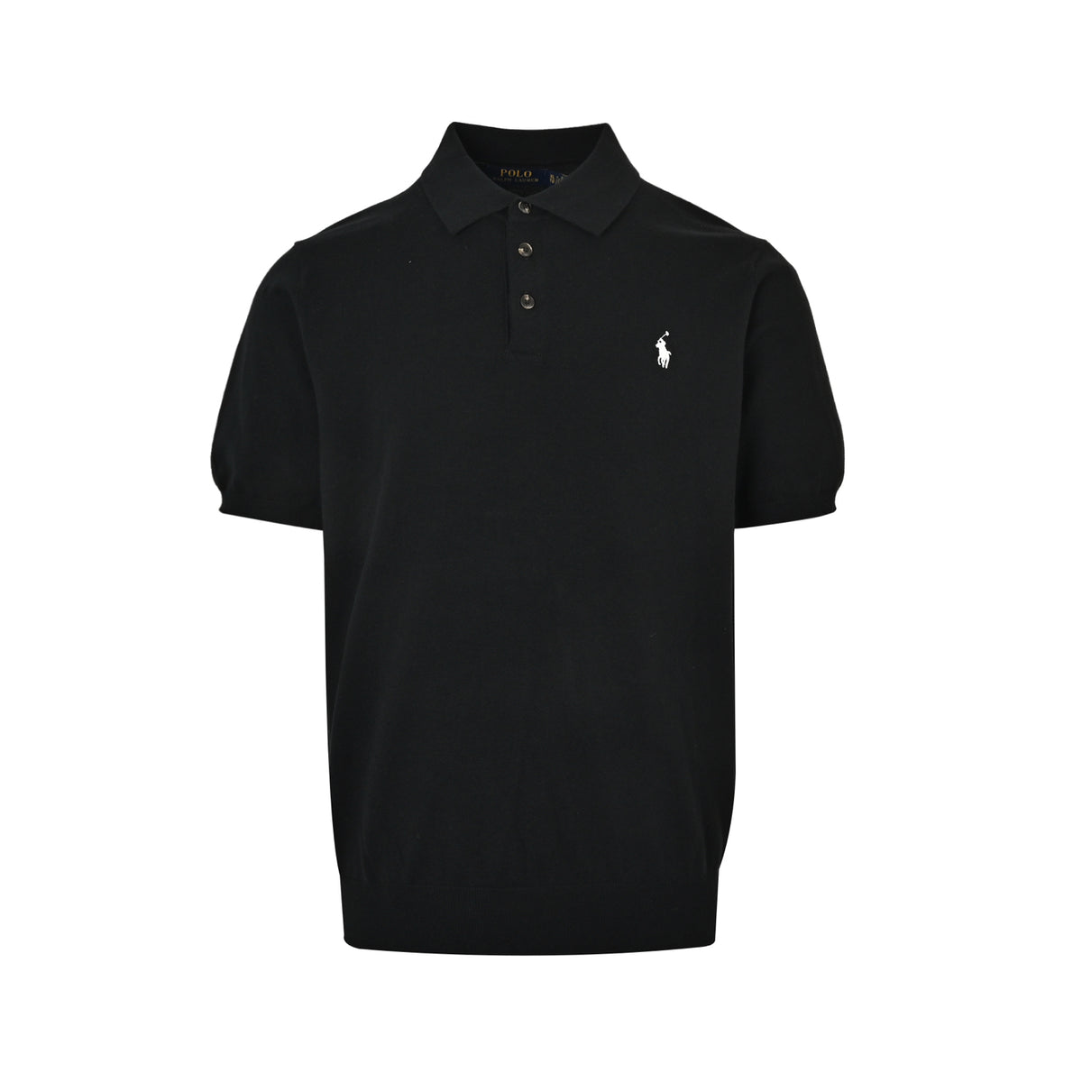 RalphLauren/Ralph Lauren pony embroidered three-button knitted Polo short sleeves