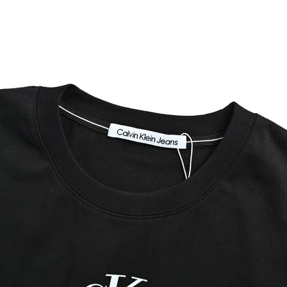Calvin Klein CK 24ss round neck short sleeves with letter embroidery on the chest