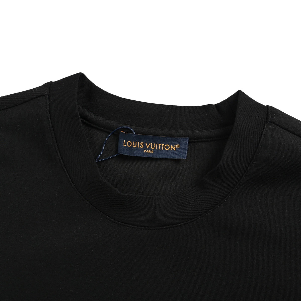 Louis Vuitton 25ss classic embroidered logo long-sleeved T-shirt on the chest