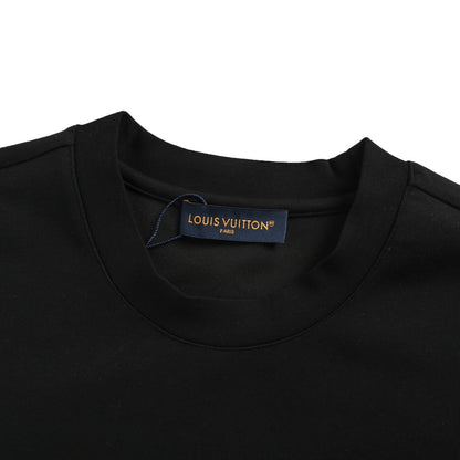 Louis Vuitton 25ss classic embroidered logo long-sleeved T-shirt on the chest