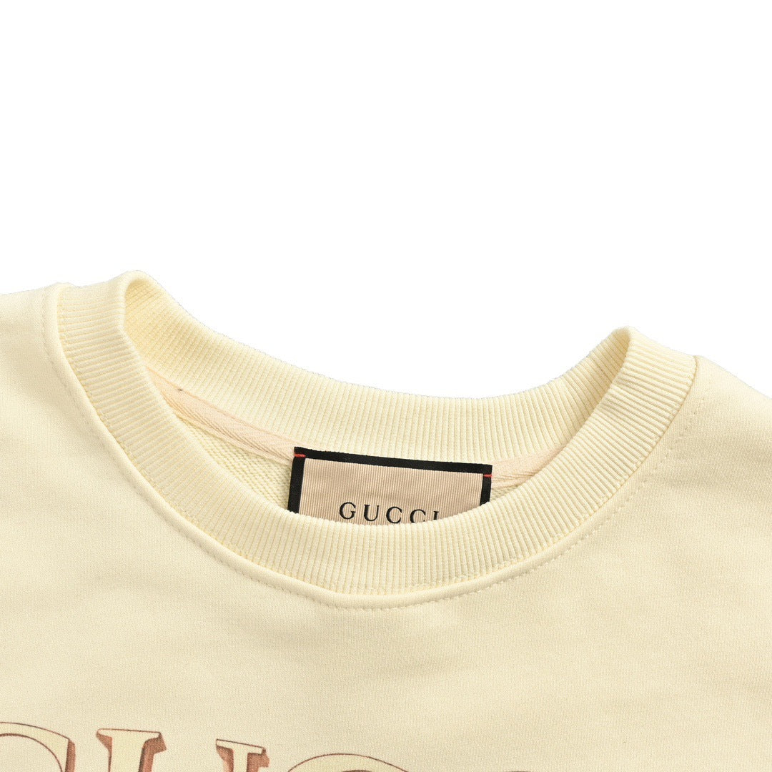Gucci 24Fw fun cartoon print crew neck sweatshirt