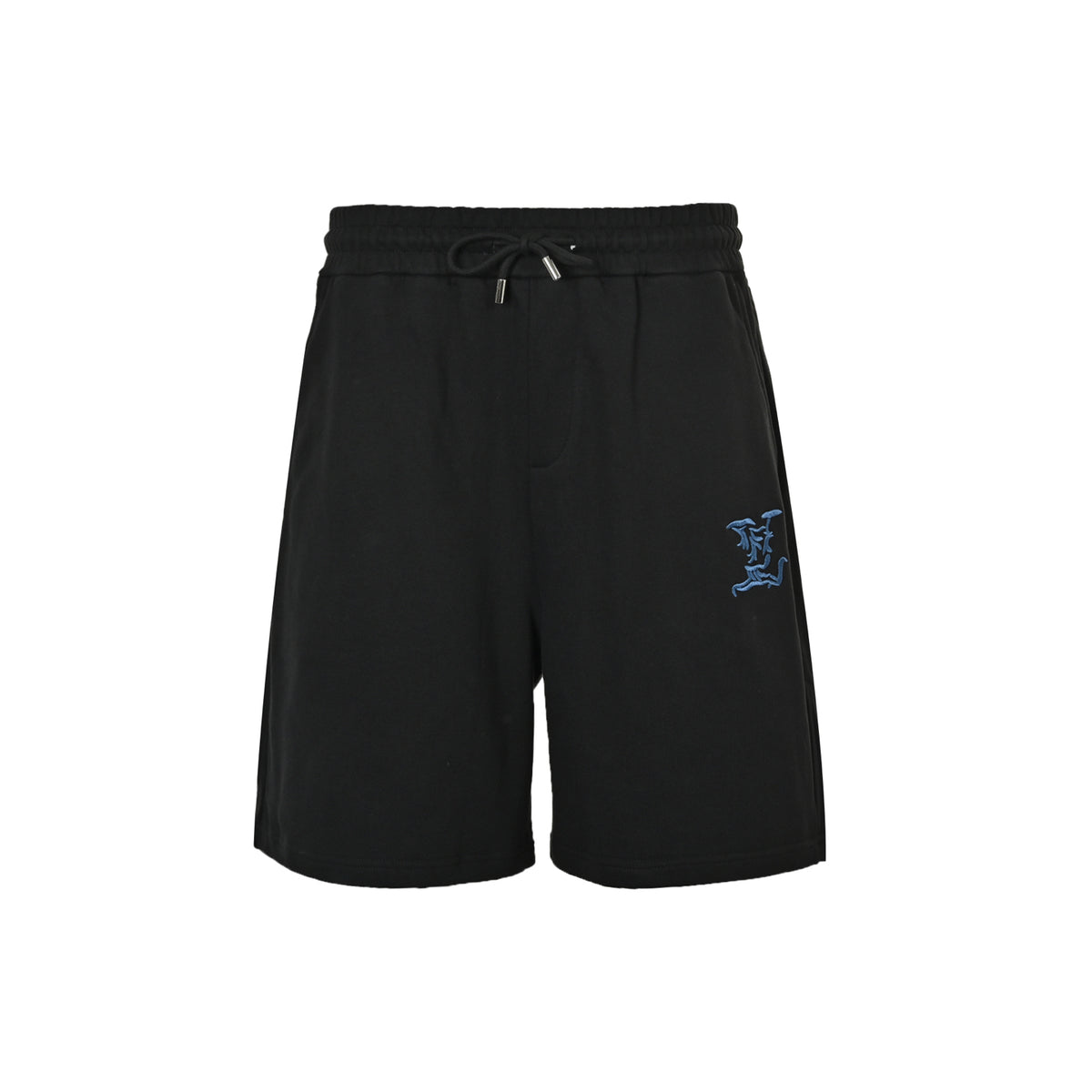 Louis Vuitton 26ss blue letter logo embroidered shorts