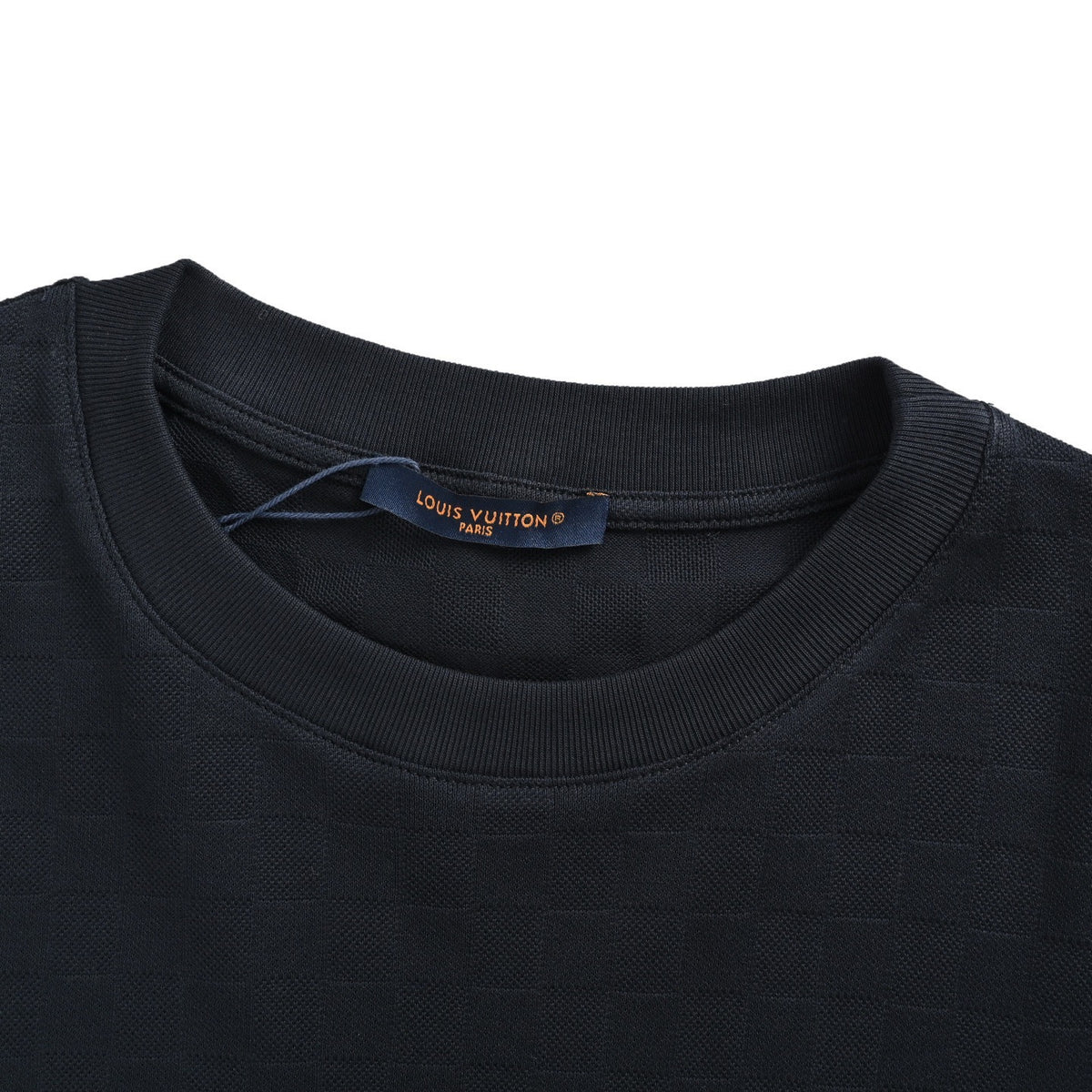 Louis Vuitton 24ss pique checkerboard embroidered short sleeves