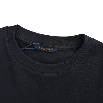 Louis Vuitton 24ss pique checkerboard embroidered short sleeves