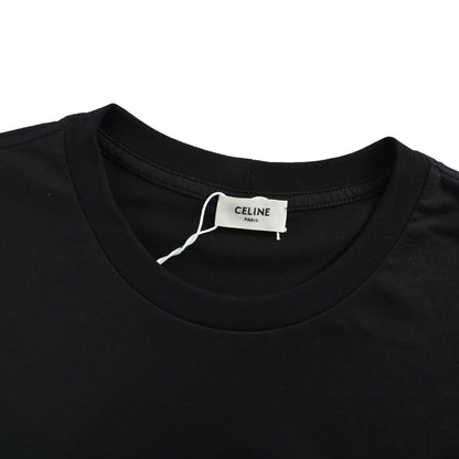 Celine 26ss basic chest small logo printed short sleeves