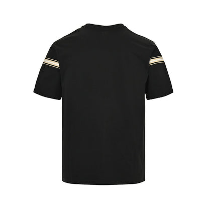 Burberry 24ss striped print embroidered war horse short sleeves