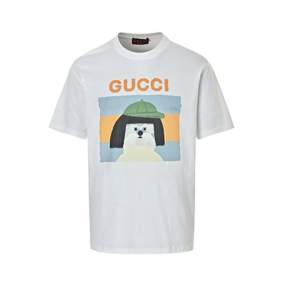 Gucci 26ss fun cartoon print short sleeves